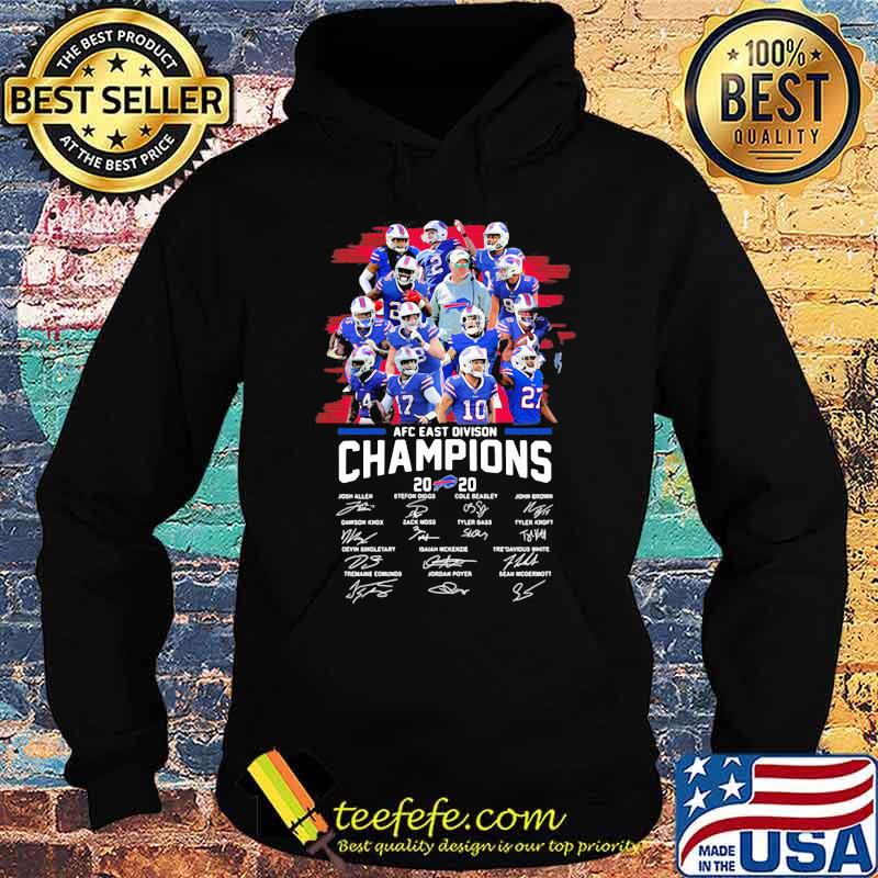 Afc East Division Champion 2020 Buffalo Bills Signature Shirt Hoodie Afc East Division Champion 2020 Buffalo Bills Signature Shirt Hoodie