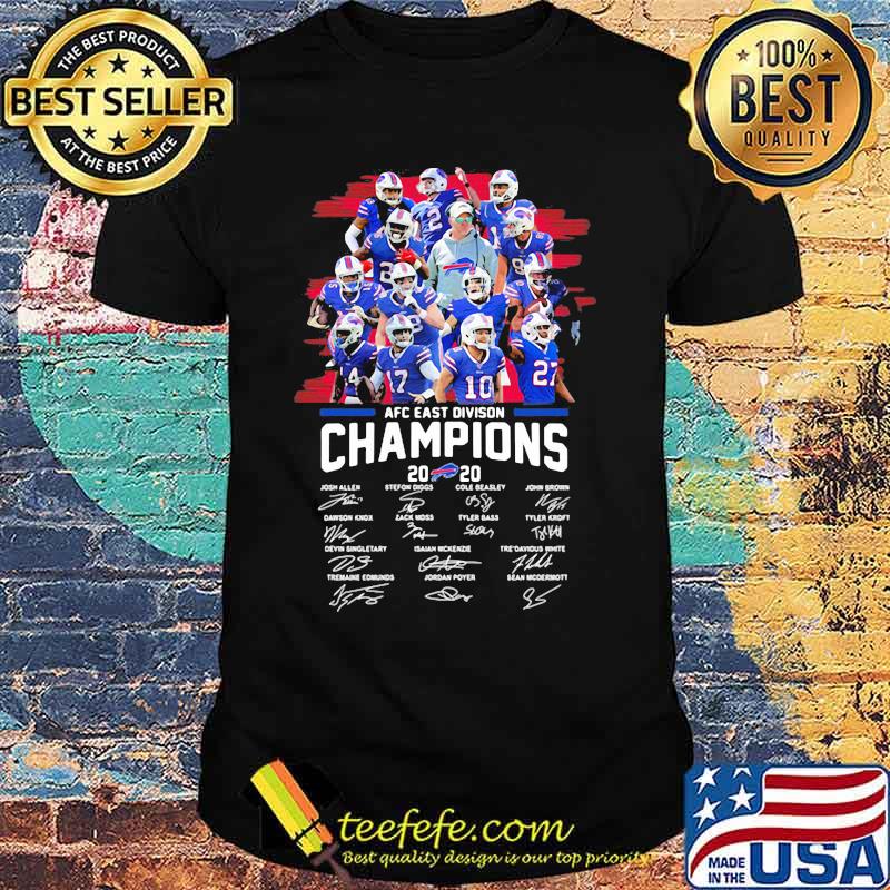 Afc East Division Champion 2020 Buffalo Bills Signature Shirt Afc East Division Champion 2020 Buffalo Bills Signature Shirt