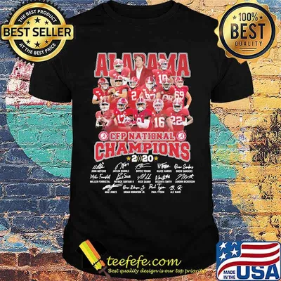 Alabama Cfp National Champions 2020 Signature Shirt