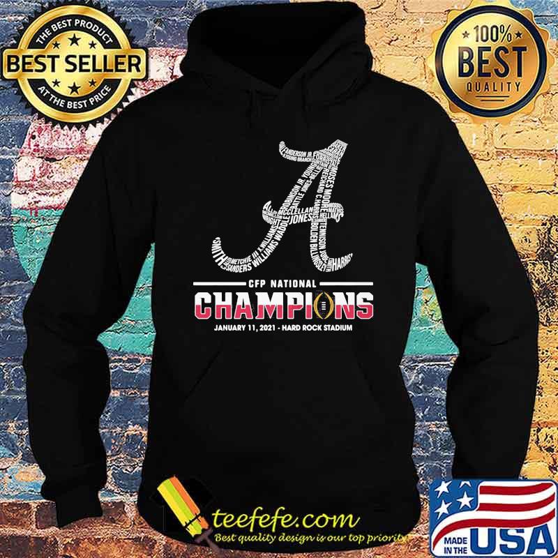Alabama Cfp National Champions Day Victory Hard Rock Stadium Shirt Hoodie Alabama Cfp National Champions Day Victory Hard Rock Stadium Shirt Hoodie