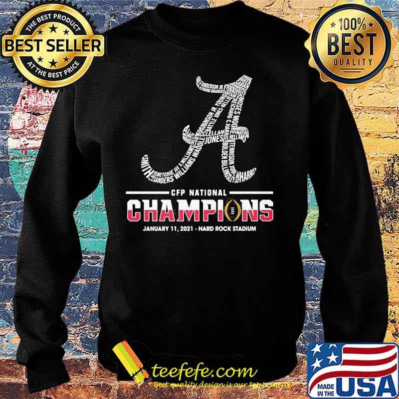 Alabama Cfp National Champions Day Victory Hard Rock Stadium Shirt Sweater Alabama Cfp National Champions Day Victory Hard Rock Stadium Shirt Sweater
