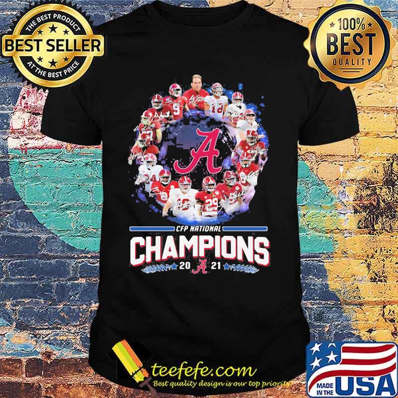Alabama Crimson Tide Football Playoff National Champions 2021 Shirt