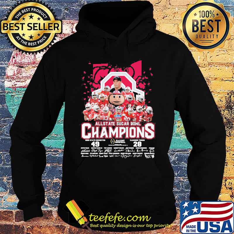 Allstate Sucar Bowl Champions Signature Player Team Shirt Hoodie Allstate Sucar Bowl Champions Signature Player Team Shirt Hoodie