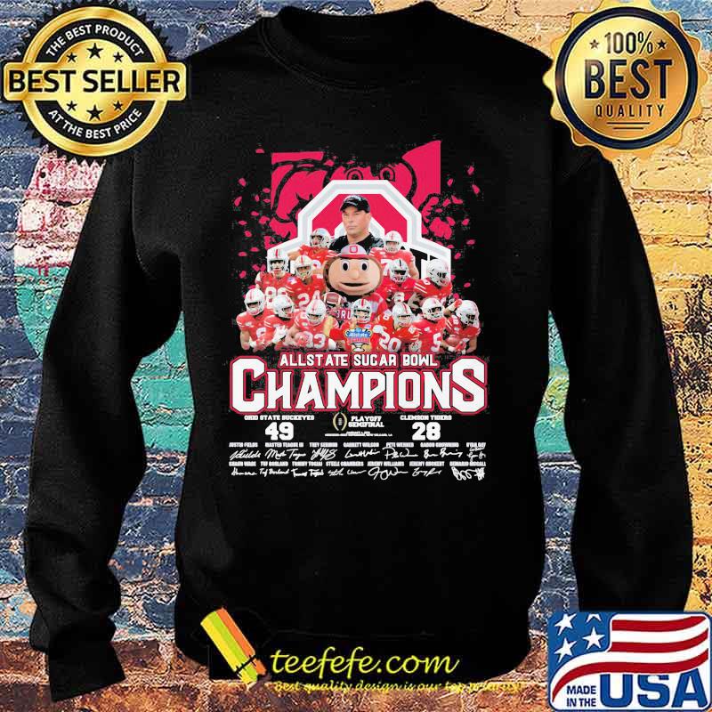 Allstate Sucar Bowl Champions Signature Player Team Shirt Sweater Allstate Sucar Bowl Champions Signature Player Team Shirt Sweater