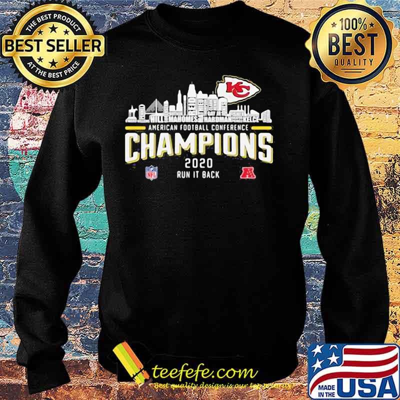 American Football Conference Champions 2020 Run It Back Chiefs Shirt Sweater American Football Conference Champions 2020 Run It Back Chiefs Shirt Sweater