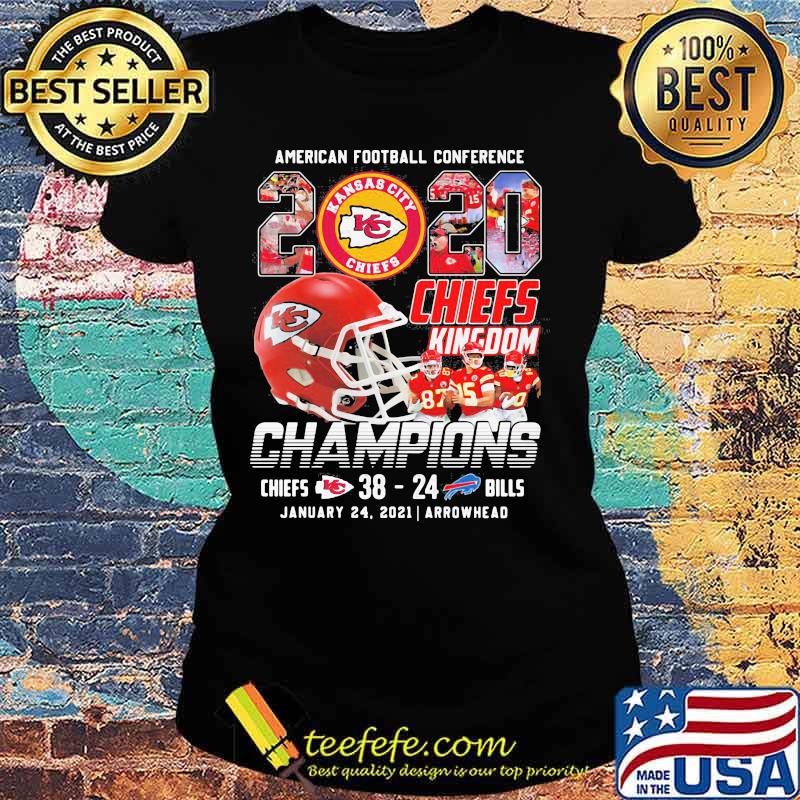 American Football Conference Chiefs Kingdom Champions Shirt Ladies tee American Football Conference Chiefs Kingdom Champions Shirt Ladies tee