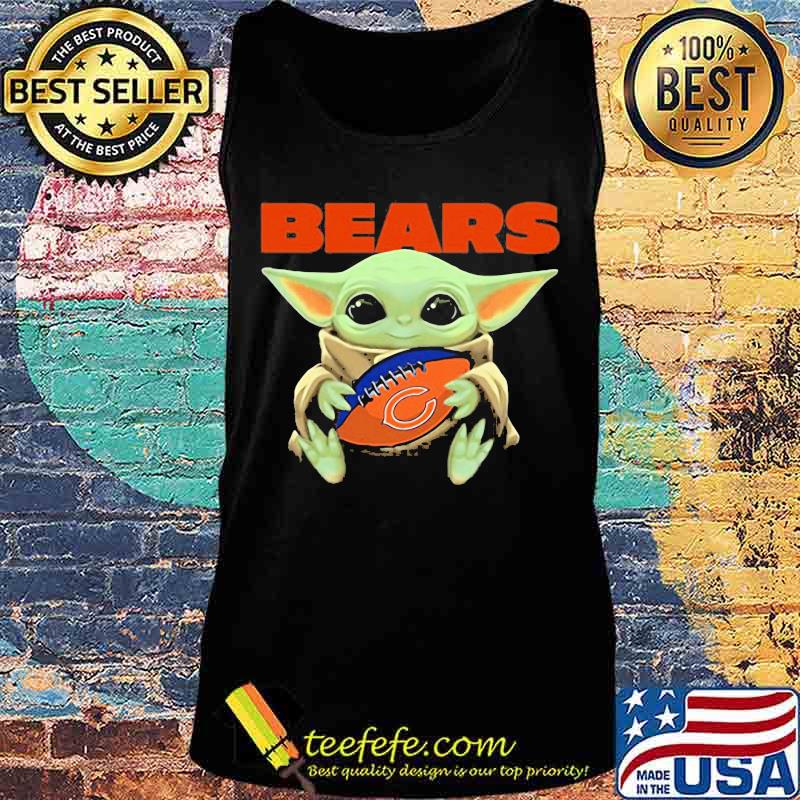Baby Yoda Loves The Chicago Bears Star Wars Shirt Tank top Baby Yoda Loves The Chicago Bears Star Wars Shirt Tank top