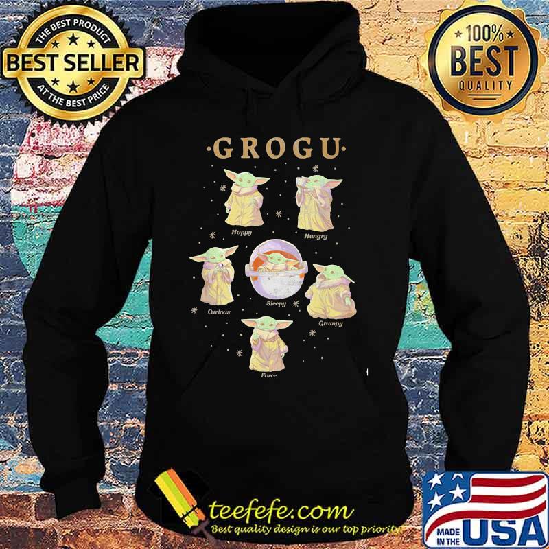 Baby Yoda Star Wars Grogy Hungry Happy Sleepy Grumpy Shirt Hoodie Baby Yoda Star Wars Grogy Hungry Happy Sleepy Grumpy Shirt Hoodie