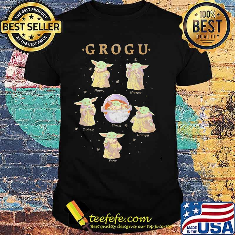 Baby Yoda Star Wars Grogy Hungry Happy Sleepy Grumpy Shirt Baby Yoda Star Wars Grogy Hungry Happy Sleepy Grumpy Shirt