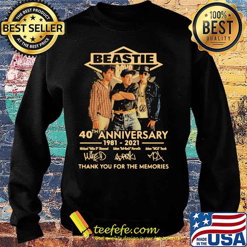Beastie Boys 40th Anniversary 1981 2021 Thank You For The Memories Signature Shirt Sweater Beastie Boys 40th Anniversary 1981 2021 Thank You For The Memories Signature Shirt Sweater
