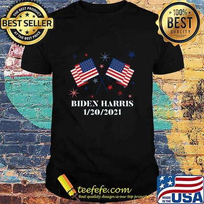 Biden Harris 1202021 Inauguration American Flags Shirt