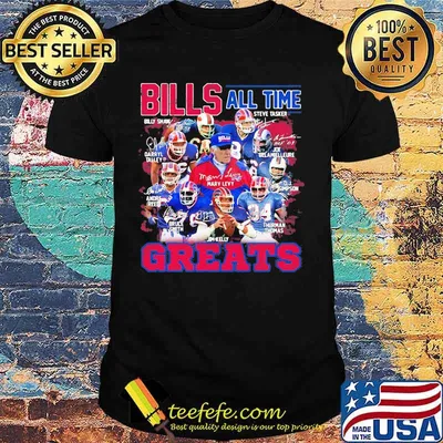 Bills All Time Greats Team Football Shirt