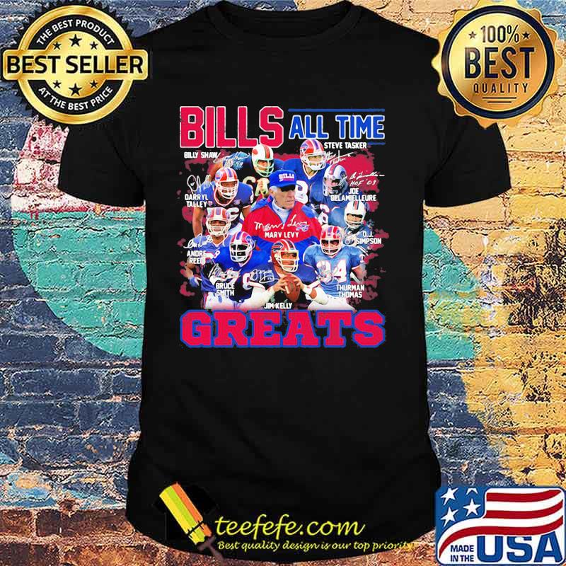 Bills All Time Greats Team Football Shirt