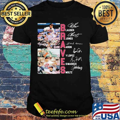Braves Signature Player Name Team Football Shirt