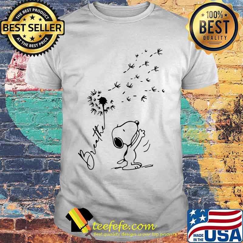 Breathe Snoopy Dandelion Shirt Breathe Snoopy Dandelion Shirt