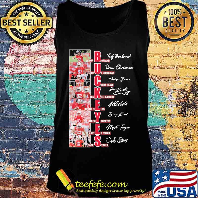 Buckeyes Name Player Team With Signature Shirt Tank top Buckeyes Name Player Team With Signature Shirt Tank top