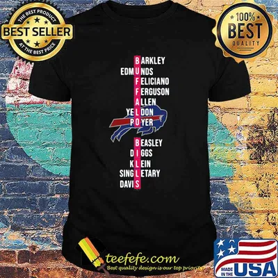 Buffalo Bills Team Football Player Name Shirt
