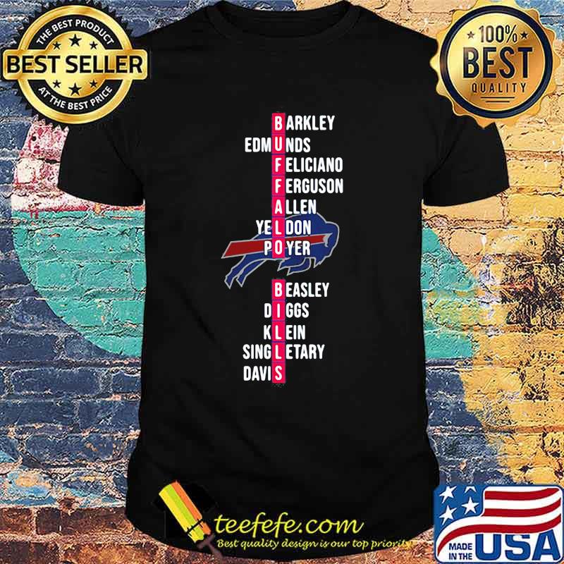 Buffalo Bills Team Football Player Name Shirt Buffalo Bills Team Football Player Name Shirt