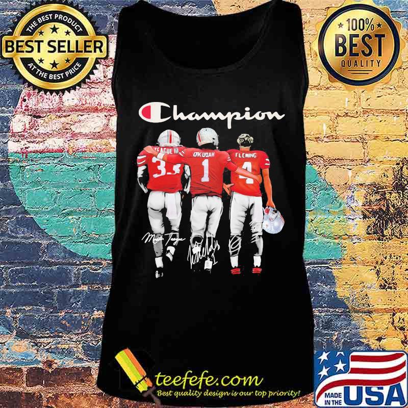 Champion Buckeyes Team Football Signature Shirt Tank top Champion Buckeyes Team Football Signature Shirt Tank top