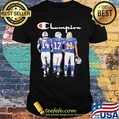 Champion Buffalo Bills Allen Beaslet Signature Shirt