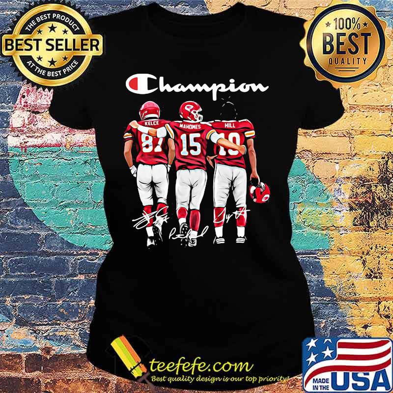 Champion Chiefs Signature Hill Kelce Shirt Ladies tee Champion Chiefs Signature Hill Kelce Shirt Ladies tee