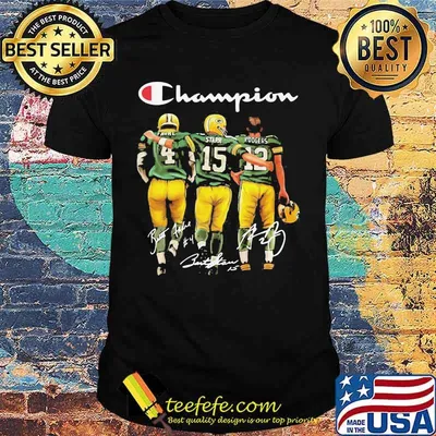 Champion Green Bay Packer Football Team Shirt