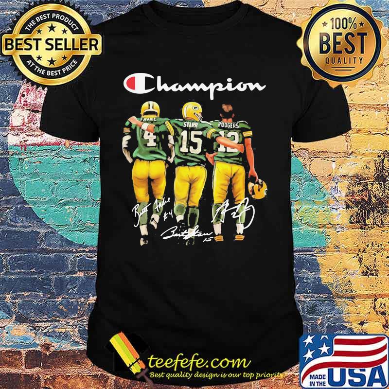 Champion Green Bay Packer Football Team Shirt
