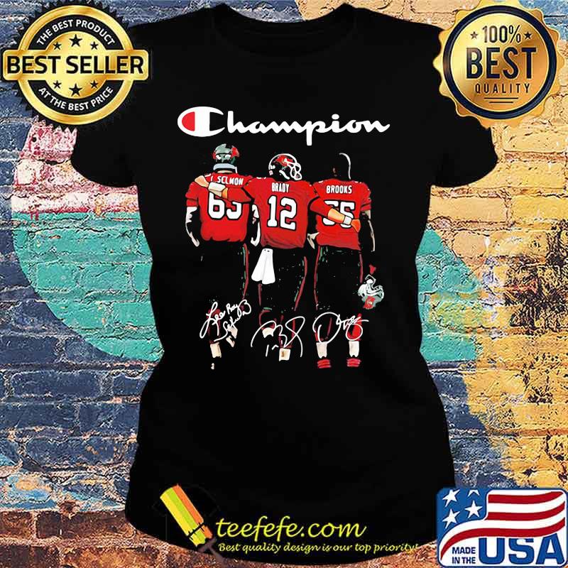 Champion Tampa Bay Buccaneers Football Signature Shirt Ladies tee Champion Tampa Bay Buccaneers Football Signature Shirt Ladies tee