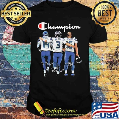 Champion Tennis Rackets Football Team Shirt