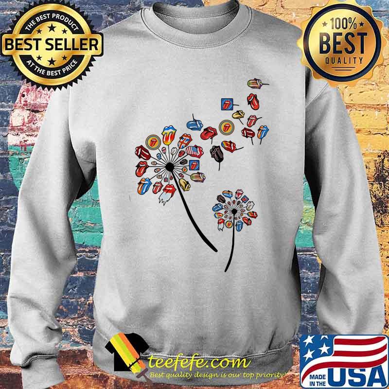 Dandelion Rock And Roll Rolling Stone Lips Shirt Sweater Dandelion Rock And Roll Rolling Stone Lips Shirt Sweater