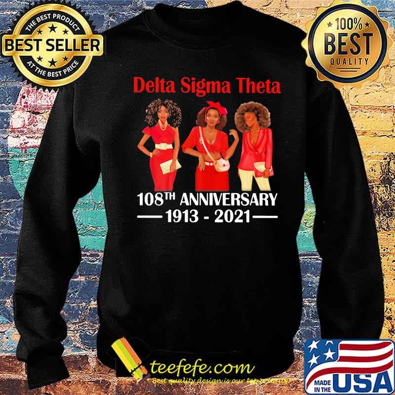 Delta Sigma Theta 108th Anniversary 1913 2021 Wear Clothes Red Shirt Sweater Delta Sigma Theta 108th Anniversary 1913 2021 Wear Clothes Red Shirt Sweater