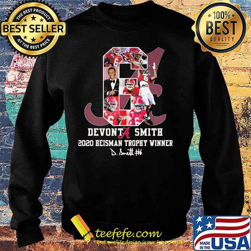 Devonta Smith 2020 Heiman Trophy Winner Signature Shirt Sweater Devonta Smith 2020 Heiman Trophy Winner Signature Shirt Sweater