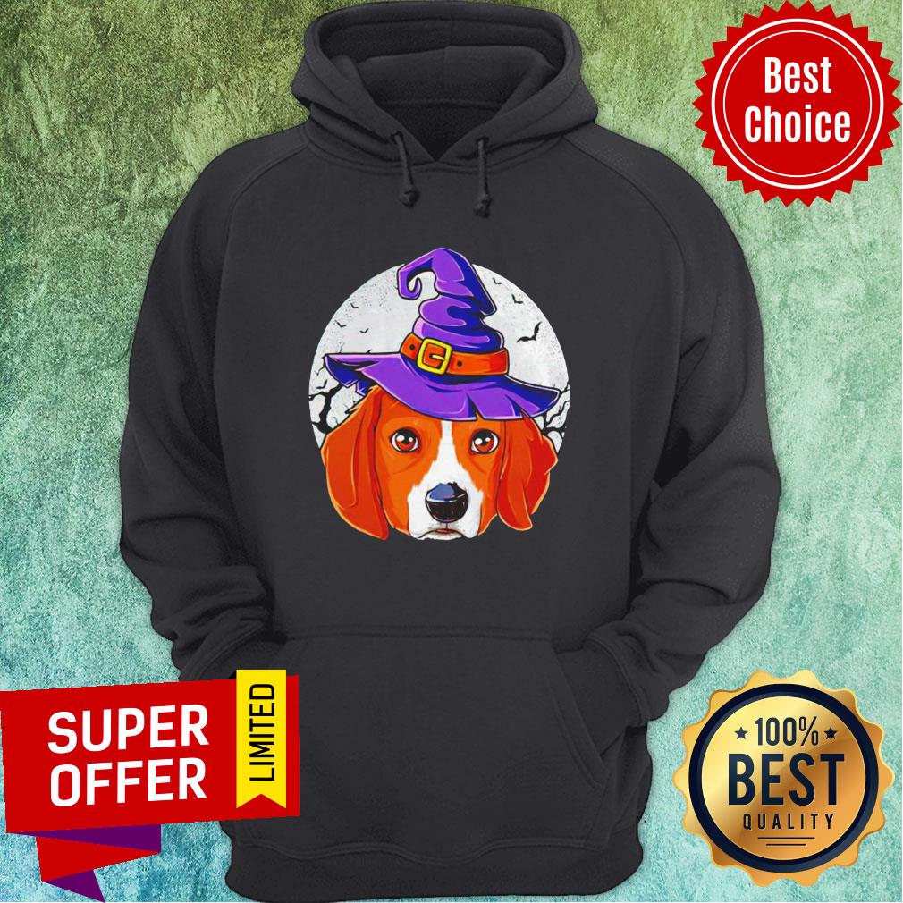 Funny Beagle Witch Halloween Shirt