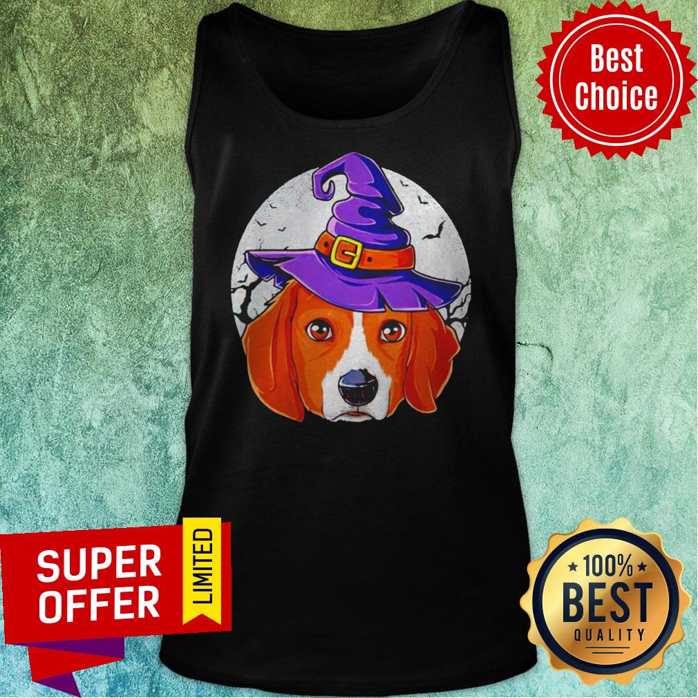 Funny Beagle Witch Halloween Shirt