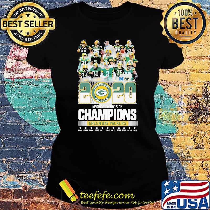 Green Bay Packers Nfc North Division Champions 2020 Stars Shirt Ladies tee Green Bay Packers Nfc North Division Champions 2020 Stars Shirt Ladies tee
