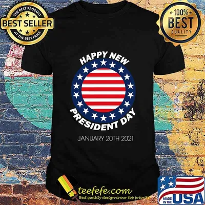 Happy New President Inauguration Day American Flag Shirt