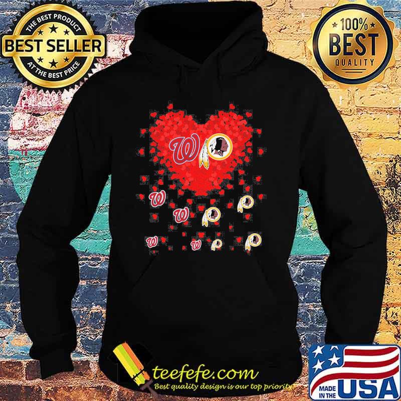 Heart Red Washington And Redskins Team Football Shirt Hoodie Heart Red Washington And Redskins Team Football Shirt Hoodie