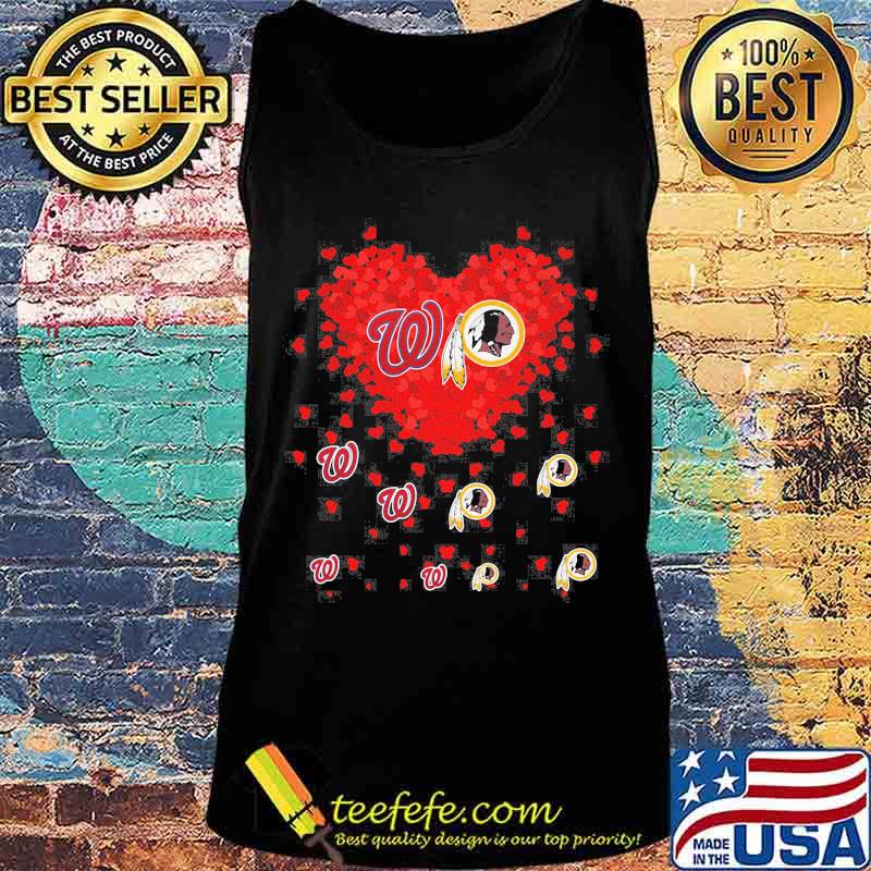 Heart Red Washington And Redskins Team Football Shirt Tank top Heart Red Washington And Redskins Team Football Shirt Tank top