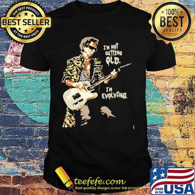 I'm Not Getting Old I'm Evolving Guitar Shirt