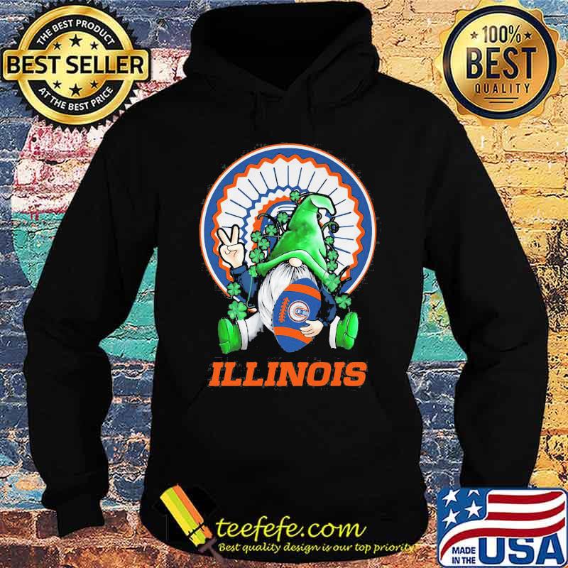 Illinois Football Gnome Patrick’s Day Shirt Hoodie Illinois Football Gnome Patrick’s Day Shirt Hoodie