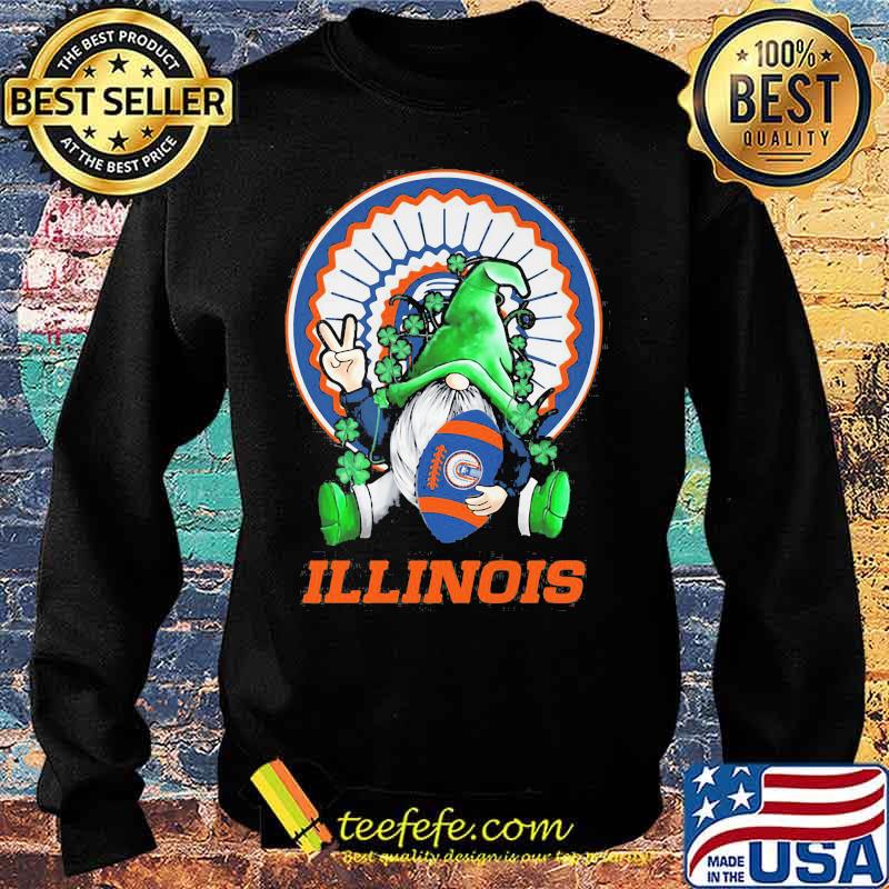 Illinois Football Gnome Patrick’s Day Shirt Sweater Illinois Football Gnome Patrick’s Day Shirt Sweater