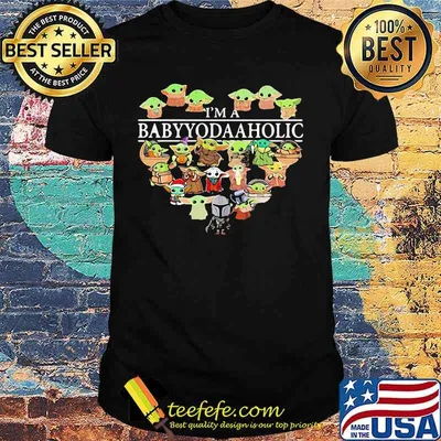 I’m A Baby Yoda Aholic Love Heart Star Wars Shirt
