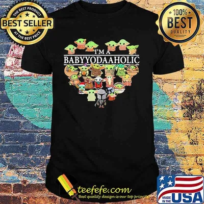I’m A Baby Yoda Aholic Star Wars Heart Shirt
