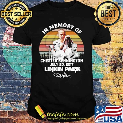 In Memory Of Chester Bennington July 20 2017 Linkin Park Signature Vintage Shirt