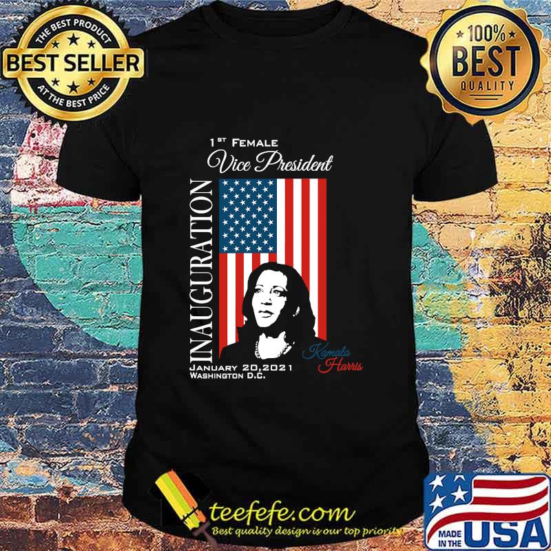 Inauguration 2021 Souvenir First Female Vp Harris Biden American Flag Shirt Inauguration 2021 Souvenir First Female Vp Harris Biden American Flag Shirt