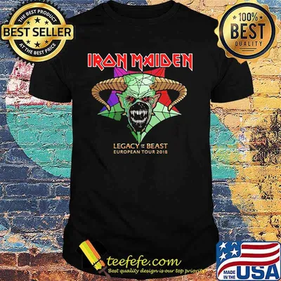 Iron Maiden 'Legacy Of The Beast Tour' Womens Fitted Shirt