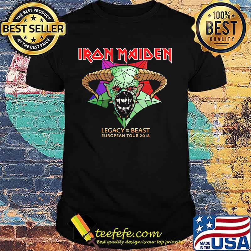 Iron Maiden 'Legacy Of The Beast Tour' Womens Fitted Shirt
