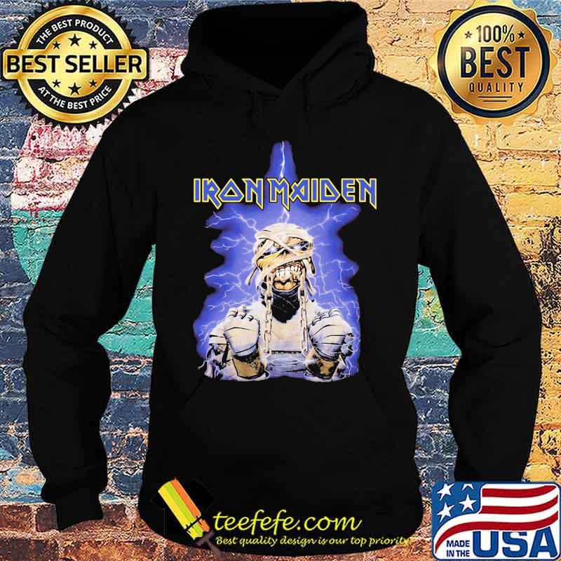 Iron Maiden 'Powerslave Mummy' Shirt Hoodie Iron Maiden 'Powerslave Mummy' Shirt Hoodie