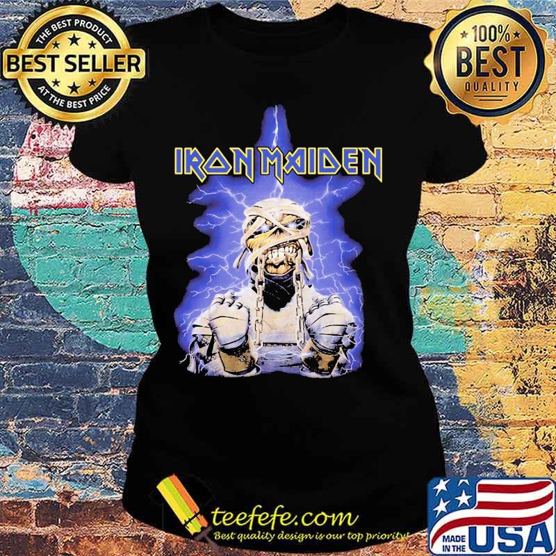 Iron Maiden 'Powerslave Mummy' Shirt Ladies tee Iron Maiden 'Powerslave Mummy' Shirt Ladies tee