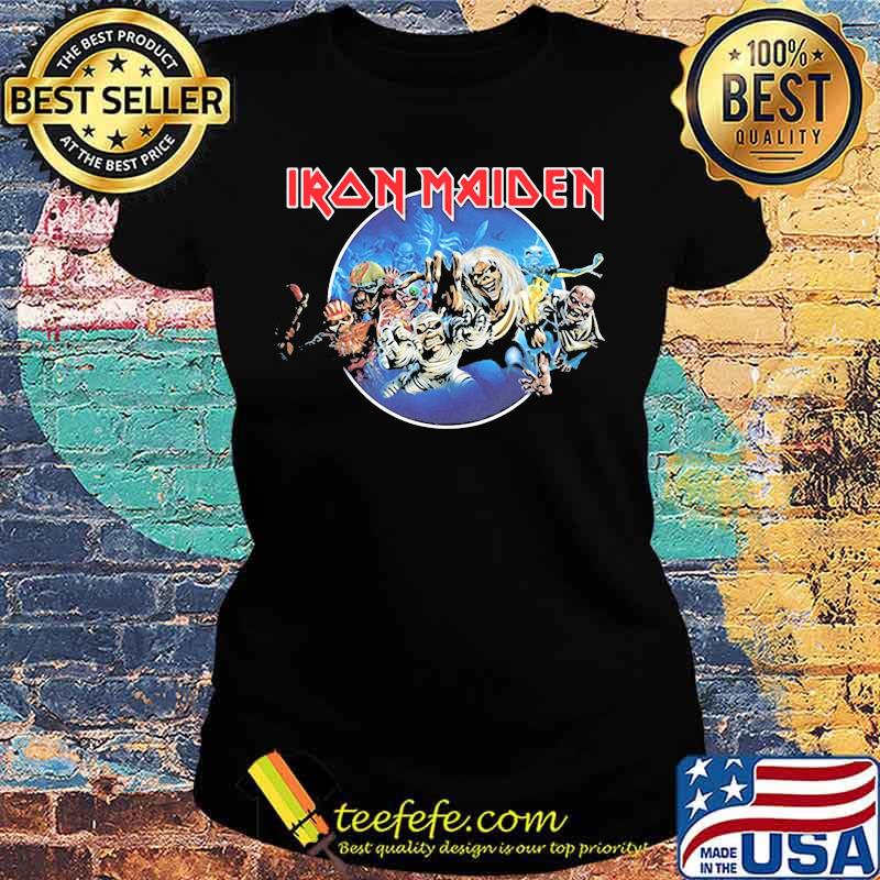 Iron Maiden 'Wasted Years Circle' Shirt Ladies tee Iron Maiden 'Wasted Years Circle' Shirt Ladies tee